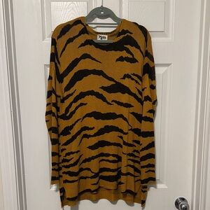 Show Me Your Mumu Tiger Stripe Bonfire Sweater